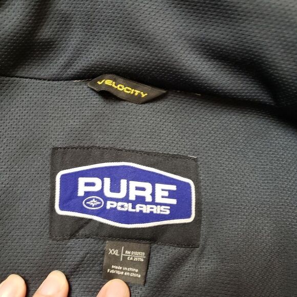 Pure Polaris riding jacket, ski snow snowmobile jacket red white black men’s XXL - Picture 7 of 14